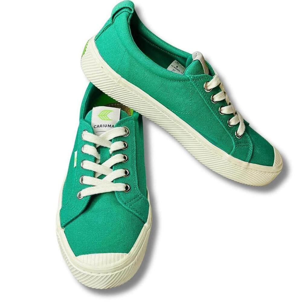 Cariuma OCA Low Canvas Sneakers — Brazil Green